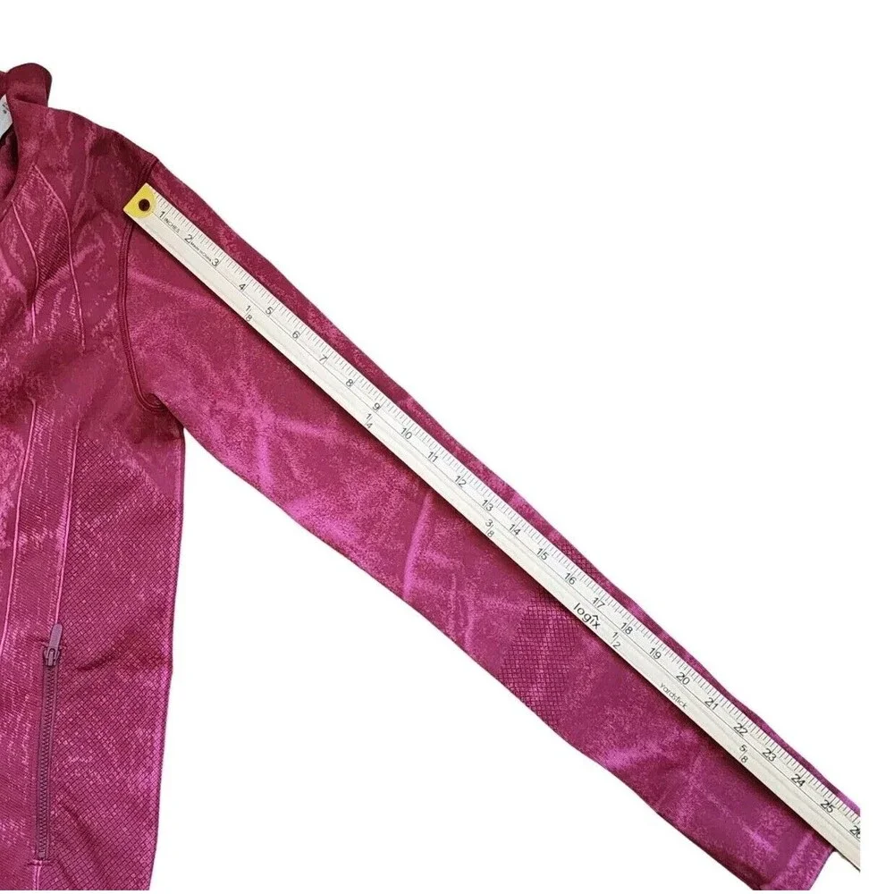 Lululemon Womens 6 Ebb‎ to Street Define Jacket Wash Stone Chianti Red EXCELLENT - Picture 11 of 15